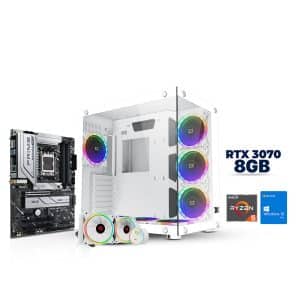 Xigmatek Aquarius Pro AMD Ryzen 5 7600X NVME 3070 RTX 8GB Gaming PC