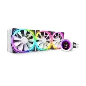 NZXT Kraken Z73 RGB 360mm Liquid Cooler with LCD Display - White