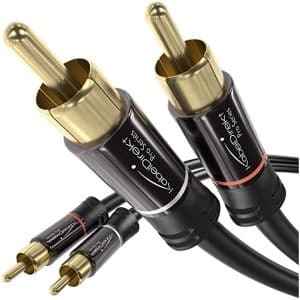 KabelDirekt 0.5m RCA cable, 2 to 2 RCA/phono