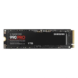Samsung 990 PRO PCIe 4.0 NVMe M.2 1TB SSD upto 7450/6900 MB/s read/write Speed