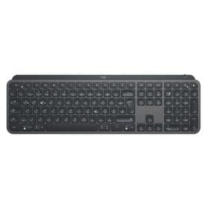Logitech MX Keys Advanced Wireless Illuminated Keyboard With Numeric Pad - Graphite
