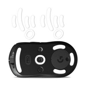 2 Sets of Hyperslides Rounded Curved Edges Mouse Feet, Mouse Skates for Logitech G Pro Wireless Gaming mouse