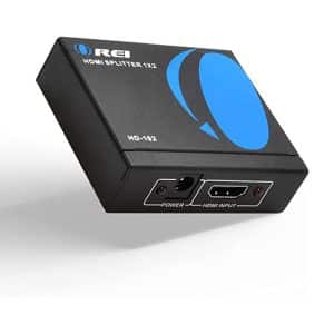 OREI HDMI Splitter 1 in 2 Out 4K - 1x2 HDMI Display Duplicate/Mirror