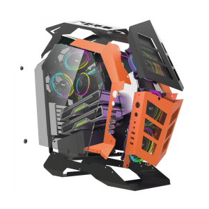 Aigo DarkFlash Knight K1 - Shiny Armour Tempered Glass Gaming Case