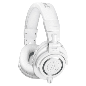 Audio-Technica ATH-M50X Studio Monitor Professional Headphones - White
