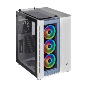 Corsair Crystal Series 680X RGB ATX High Airflow Tempered Glass Smart Case — White
