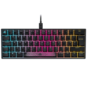Corsair K65 60% Mechanical Gaming Keyboard , CHERRY MX Red Mechanical Keyswitches