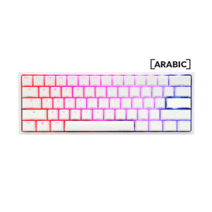 Ducky One 2 Mini Pure White RGB Arabic Layout -Cherry MX Red