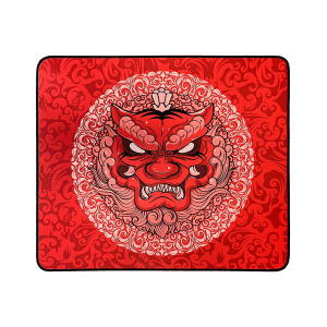 Esports Tiger LongTeng Gaming Mouse Pad - Red, Stitched Edges, Large