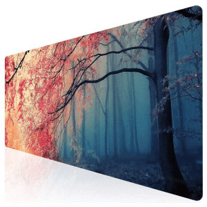 Imegny Extended Gaming Mouse Pad,（90x40 tree015)