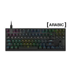 Corsair K60 PRO TKL RGB Tenkeyless Optical-Mechanical Gaming Keyboard - AR