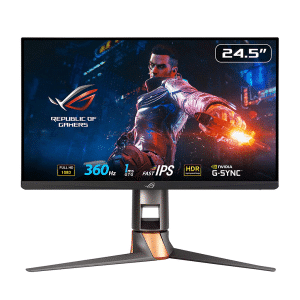 ASUS ROG Swift PG259QN 24.5” 360Hz HDR Gaming Monitor, Full HD, Fast IPS, 1ms