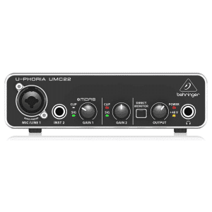 Behringer UMC22 Computer Audio Interface
