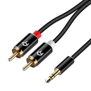 Rankie 3.5mm to 2-Male RCA Adapter Audio Stereo Cable , 2m