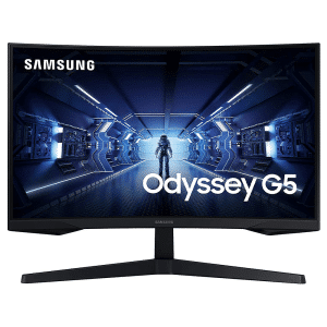 SAMSUNG 27" G5 Odyssey Gaming Monitor With 1000R Curved Screen