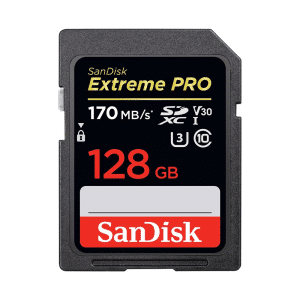 SanDisk Extreme PRO 128GB SDXC Memory Card up to 170MB/s
