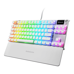 Steelseries Apex 7 TKL GHOST Red Linear Mechanical RGB Switch Keyboard