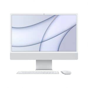 iMac 24" M1 8-Core CPU/GPU 16-Core Neural Engine 8GB RAM 256GB SSD (English/Arabic Keyboard) - Silver