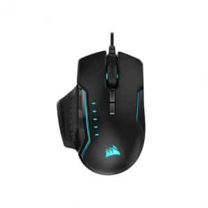 Corsair Glaive RGB Pro Comfort FPS/MOBA 18000 DPI Wired Gaming Mouse with Interchangeable Grips