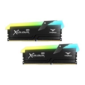 Team T-FORCE XCALIBUR RGB 16GB(2x8GB) DDR4 4000Mhz Memory Kit - Black