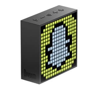 Divoom Timebox Evo Pixel Art Bluetooth Speaker With 16x16 LED Animation Display, App Control & Bedside Alarm Clock - Black