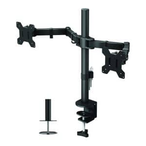 BONTEC Dual Monitor Mount for 13-27 inch Monitor
