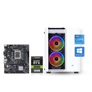 Corsair Crystal Series RGB Gaming PC i5-12400F - 3060 RTX
