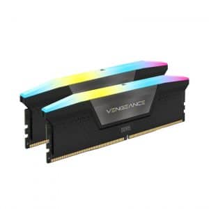 Corsair Vengeance RGB 32GB (2x16GB) DDR5 5600MHz C36 Memory Kit - Black
