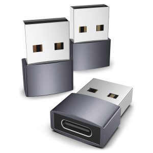 Syntech USB C Female to USB Male Adapter - 3 Pack