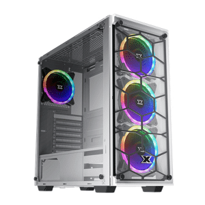 XIGMATEK Gaming X Arctic RGB ATX CASE - White