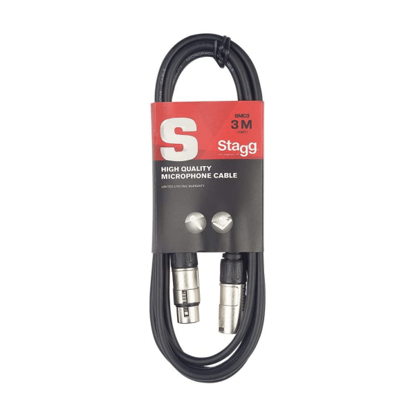 Stagg High Quality XLR to XLR Plug Microphone Cable
