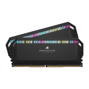 Corsair DOMINATOR PLATINUM RGB 32GB (2x16GB) DDR5 6000MHz CL30 Memory Kit - Black