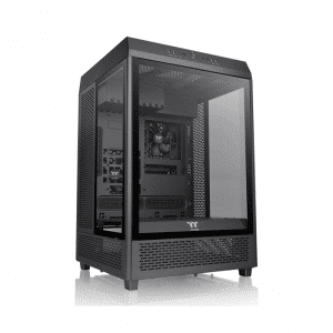 Thermaltake Tower 500 Vertical Mid Tower Fornt & Left Tempered Glass X3 Side Panel Case With 2 ARGB Fans