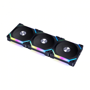 LIAN LI UNI FAN SL120 V2 RGB Revolutionized Daisy-Chain 3-in-1 Pack ARGB Fan With ARGB Controller