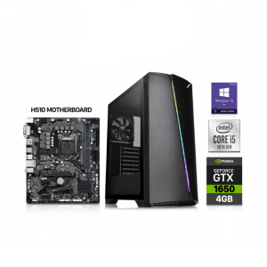 Gaming PC i5-10400F, H510 MotherBoard, 16GB RAM, 1TB SSD, GeForce GTX 1650 4GB VGA, 700 Watt PSU, Thermaltake H350 TG Case, Windows 10 Pro (Licence)