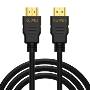 Kuwes Hdmi Cable Gold Male to Male Connector 2.0V Ultra HD/4K (4096x2160).05M
