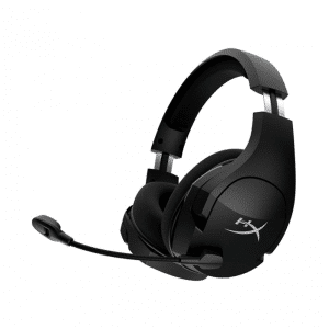 HyperX Cloud Stinger Core Wireless Gaming Headset With Swivel to Mute Noise-Cancelling Mic DTS®X® Spatial Audio For PC - Black