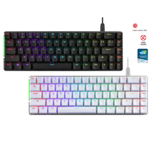 Asus M602 Rog Falchion Ace 65% Wired RGB Mechanical Gaming Keyboard NX Red Switch Linear & Swift (Arabic)