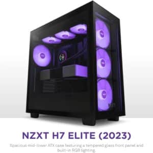 NZXT H7 Elite Edition ATX Mid Tower Case (2023)