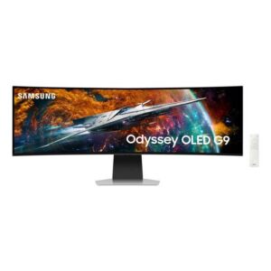 SAMSUNG 49" Odyssey OLED G9 G95SC 2023 Curved Smart Gaming Monitor  - 240Hz, 0.03ms, Dual QHD, Neo Quantum Processor Pro, DisplayHDR 400