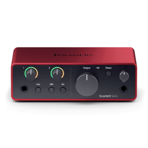 Focusrite Scarlett Solo 4th Gen USB Audio Interface