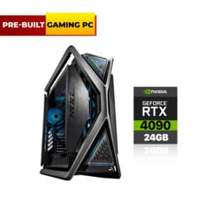 Pre-Built Gaming PC i9-13900K, ROG STRIX Z790-E MB, Corsair 64GB RAM DDR5, 1TB+2TB GEN-4, ROG STRIX 4090 24GB VGA, ROG Ryujin III Liquid Cooler, 1200 Watt GOLD PSU, Lian Li Streamer RGB Cable for VGA & MB Asus Hyperion GR701 Full Tower Win 11 Pro