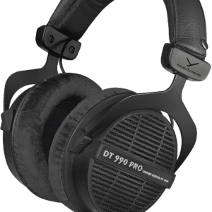 Beyerdynamic DT 990 Pro Open-Back Studio Monitor Headphones - 80 Ohm Black Limited Edition