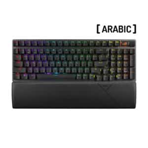 ASUS ROG Strix Scope II 96 RGB ROG NX Snow Switch Wireless Gaming Keyboard - Arabic