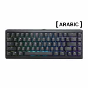 DUCKY PROJECTD TINKER 65 - Blue Switch RGB Hot-Swap Wired Mechanical Keyboard - Classic Black - AR Layout