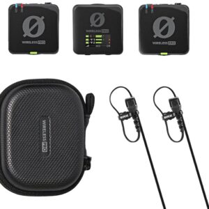 RODE Wireless PRO 2-Person Clip-On Wireless Microphone System/Recorder with Lavaliers (2.4 GHz)