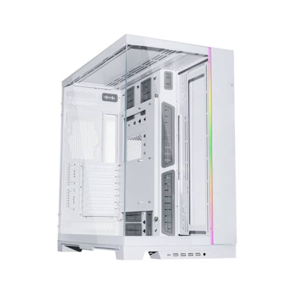 LIAN LI O11 Dynamic EVO XL Tempered Glass Panel ATX Full Tower Case - White