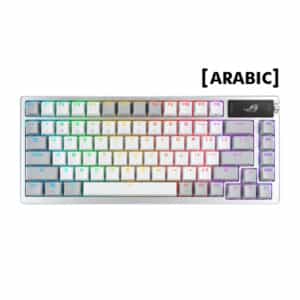 ASUS ROG AZOTH TKL - ROG NX Switch Hot-swap RGB Wired Mechanical Gaming Keyboard - White - AR layout