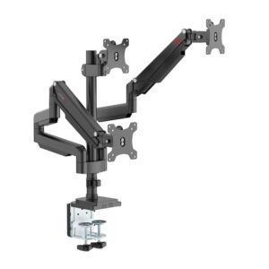 GAMEON GO-5367 Triple Monitor Arm, Stand And Mount For Gaming And Office Use, 17" - 30", Each Arm Up To 6 KG