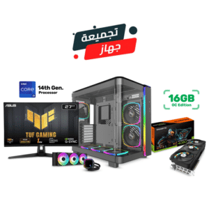 Gaming PC i9-14900KF, Asus Z790-P WiFi D5 MB, 32GB DDR5 RAM, 2TB NVMe Gen-4 SSD, Gigabyte Gaming RTX 4080 Super OC, DeepCool LS720 SE Infinity 360 Liquid Cooler, 850 Watt Gold PSU, Montech King 95 Pro Case, Win 11 Pro, TUF Gaming (VG27AQ3A) 27" 2K Monitor